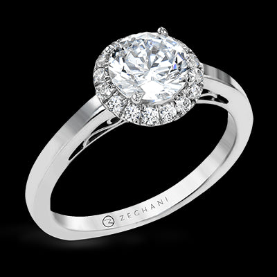 ZR25NDER Wedding Set in 14k Gold with Diamonds