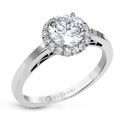 ZR25NDER Wedding Set in 14k Gold with Diamonds