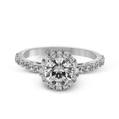 ZR25PRER Wedding Set in 14k Gold with Diamonds