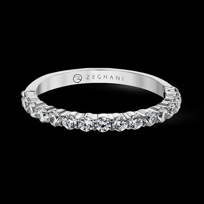 ZR25PRWB Wedding Band in 14k Gold with Diamonds