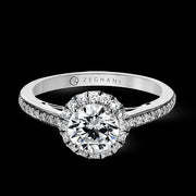 ZR25PVER Wedding Set in 14k Gold with Diamonds