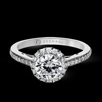 ZR25PVER Wedding Set in 14k Gold with Diamonds