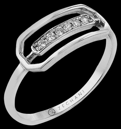 ZR2601 Right Hand Ring in 14k Gold with Diamonds