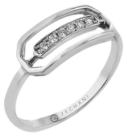 ZR2601 Right Hand Ring in 14k Gold with Diamonds