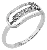 ZR2601 Right Hand Ring in 14k Gold with Diamonds
