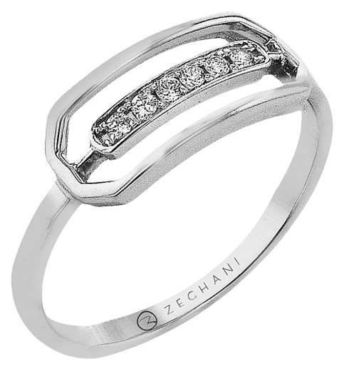 ZR2601 Right Hand Ring in 14k Gold with Diamonds