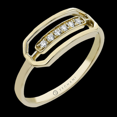 ZR2601-Y Right Hand Ring in 14k Gold with Diamonds