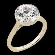 ZR2606 Engagement Ring in 14k Gold with Diamonds