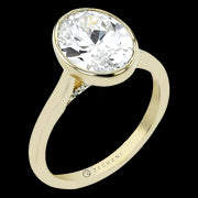 ZR2606-OV Engagement Ring in 14k Gold with Diamonds
