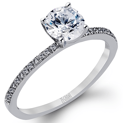 ZR260 Wedding Set in 14k Gold with Diamonds