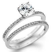 ZR260 Wedding Set in 14k Gold with Diamonds