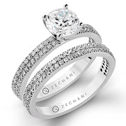 ZR263 Wedding Set in 14k Gold with Diamonds