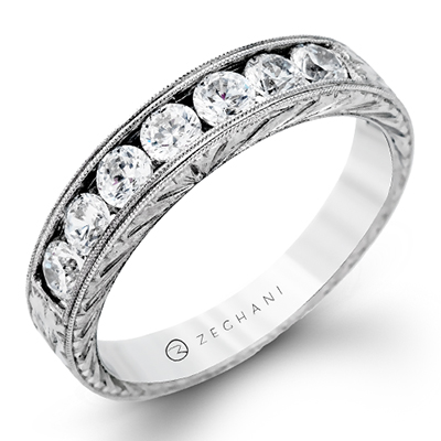 ZR277 Engagement Ring in 14k Gold with Diamonds