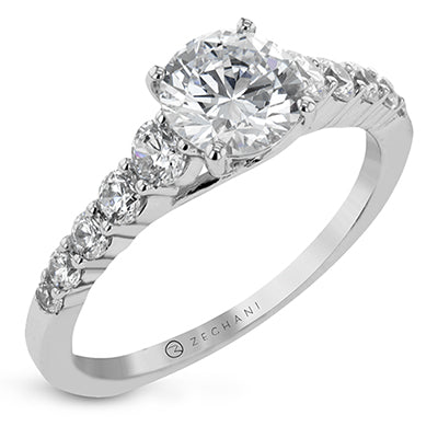 ZR27PRER-1 Wedding Set in 14k Gold with Diamonds