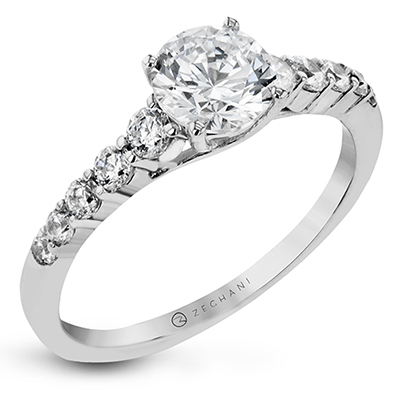 ZR27PRER Wedding Set in 14k Gold with Diamonds