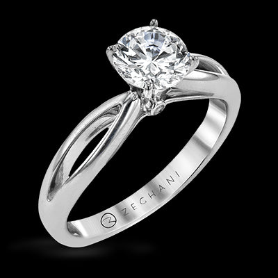 ZR28NDER Wedding Set in 14k Gold with Diamonds