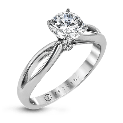 ZR28NDER Wedding Set in 14k Gold with Diamonds
