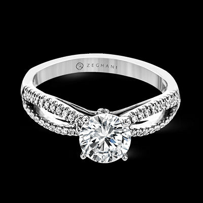 ZR28PRER Wedding Set in 14k Gold with Diamonds