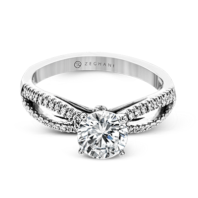 ZR28PRER Wedding Set in 14k Gold with Diamonds