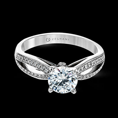 ZR28PVER Wedding Set in 14k Gold with Diamonds