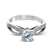 ZR28PVER Wedding Set in 14k Gold with Diamonds