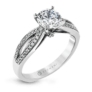 ZR28PVER Wedding Set in 14k Gold with Diamonds