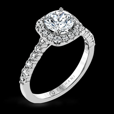 ZR29PRER Wedding Set in 14k Gold with Diamonds