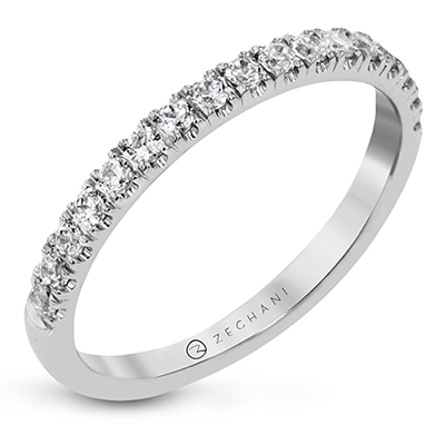 ZR29SPWB Wedding Band in 14k Gold with Diamonds