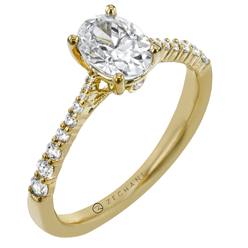 ZR31PRER Wedding Set in 14k Gold with Diamonds