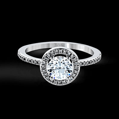 ZR357 Wedding Set in 14k Gold with Diamonds