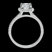 ZR393 Engagement Ring in 14k Gold with Diamonds