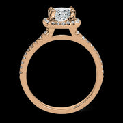 ZR393 Engagement Ring in 14k Gold with Diamonds