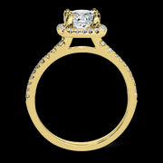 ZR393 Engagement Ring in 14k Gold with Diamonds