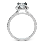 ZR393 Engagement Ring in 14k Gold with Diamonds