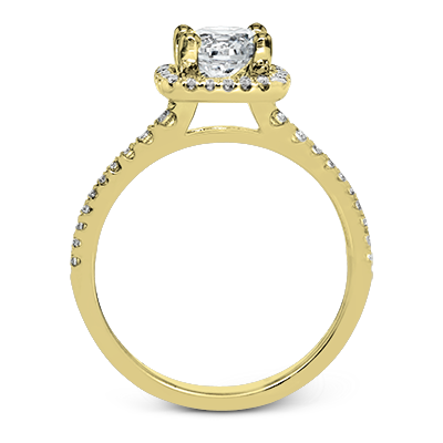 ZR393 Engagement Ring in 14k Gold with Diamonds