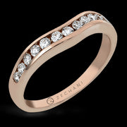 ZR401 Anniversary Ring in 14k Gold with Diamonds