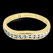 ZR401 Anniversary Ring in 14k Gold with Diamonds