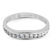 ZR401 Anniversary Ring in 14k Gold with Diamonds