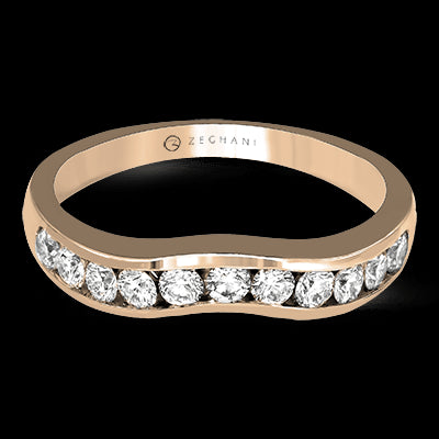 ZR402 Anniversary Ring in 14k Gold with Diamonds