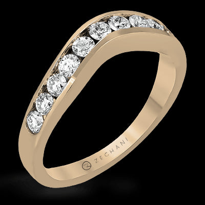 ZR402 Anniversary Ring in 14k Gold with Diamonds