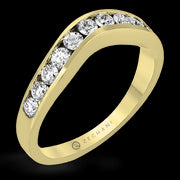 ZR402 Anniversary Ring in 14k Gold with Diamonds