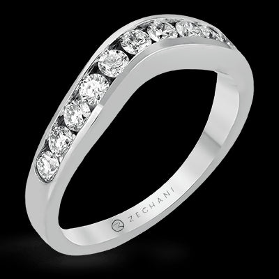 ZR402 Anniversary Ring in 14k Gold with Diamonds