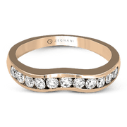 ZR402 Anniversary Ring in 14k Gold with Diamonds