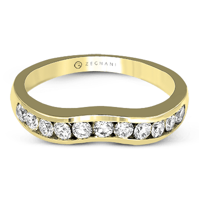 ZR402 Anniversary Ring in 14k Gold with Diamonds