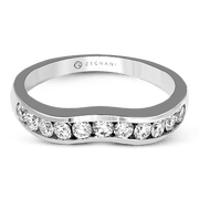 ZR402 Anniversary Ring in 14k Gold with Diamonds