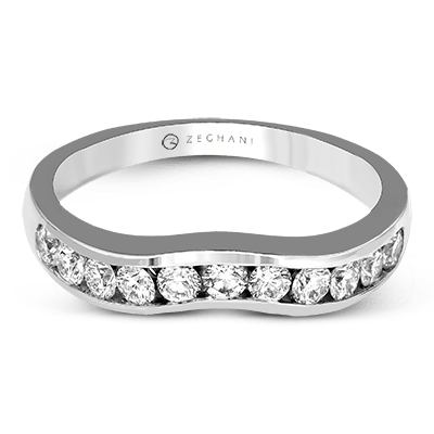 ZR402 Anniversary Ring in 14k Gold with Diamonds