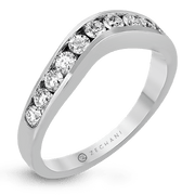 ZR402 Anniversary Ring in 14k Gold with Diamonds