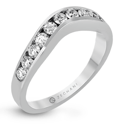 ZR402 Anniversary Ring in 14k Gold with Diamonds