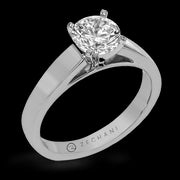 ZR411 Engagement Ring in 14k Gold