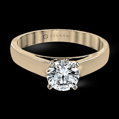 ZR411 Engagement Ring in 14k Gold